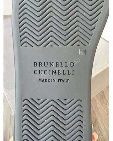 Кеды Brunello Cucinelli с мехом