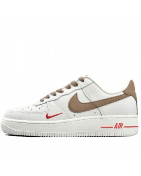 Кеды Nike Air Force 1 Low White Brown