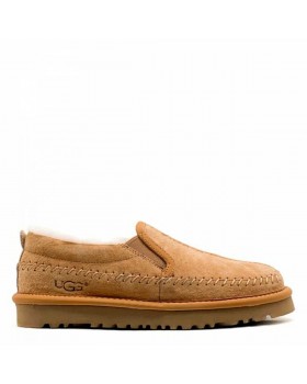 Лоферы UGG Stitch Slip On Chestnut