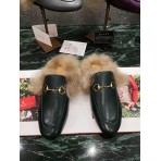 Мюли Gucci с мехом