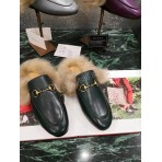 Мюли Gucci с мехом