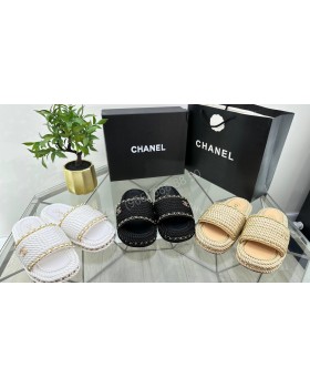 Шлепанцы CHANEL