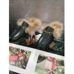 Мюли Gucci с мехом