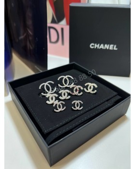 Серьги пусеты CHANEL