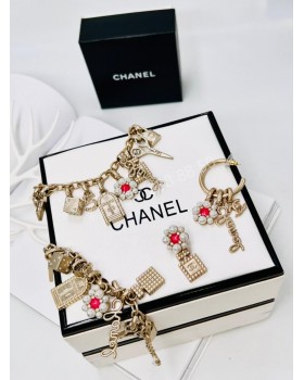 Серьги кольца CHANEL