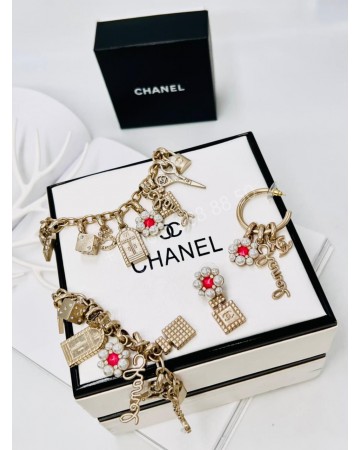 Серьги кольца CHANEL