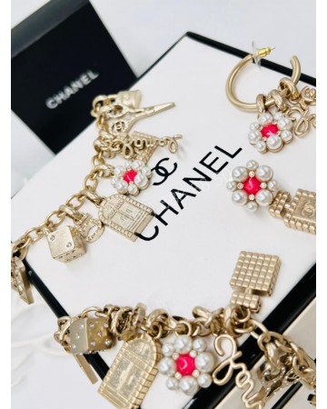 Серьги кольца CHANEL