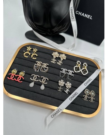 Серьги CHANEL