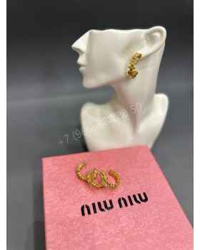 Серьги MIU MIU