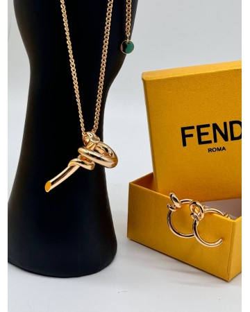 Серьги Fendi