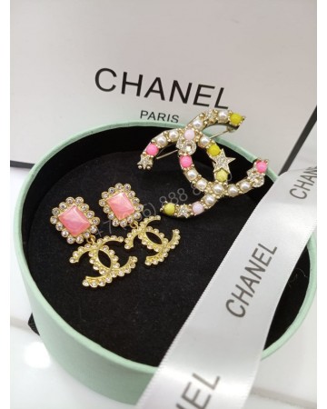 Серьги CHANEL