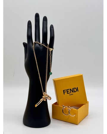 Серьги Fendi