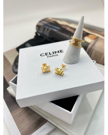 Серьги пусеты Celine