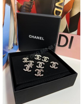 Серьги пусеты CHANEL