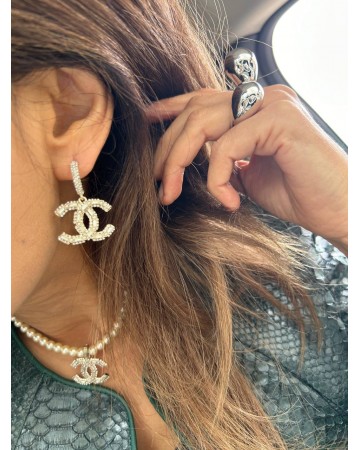 Серьги CHANEL