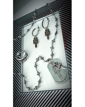 Серьги Chrome Hearts