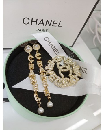 Серьги CHANEL