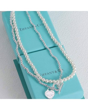 Комплект Tiffany & Co. (бусы + браслет)