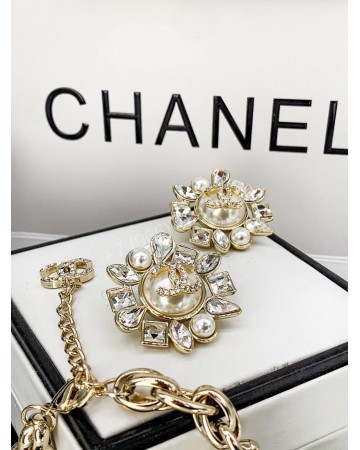 Серьги CHANEL