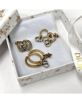 Серьги пусеты Dior