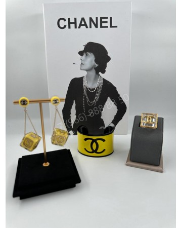 Серьги CHANEL