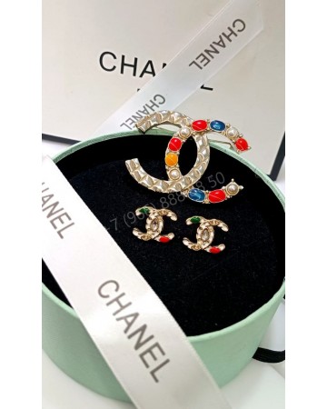 Серьги CHANEL