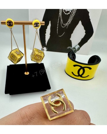 Серьги CHANEL