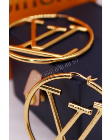 Серьги Louis Vuitton 6,5 см