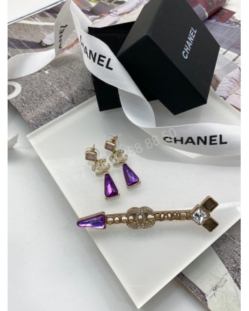 Серьги CHANEL