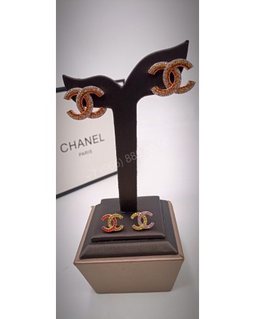 Серьги CHANEL большие