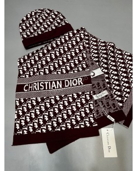 Комплект Dior (шапка + шарф)