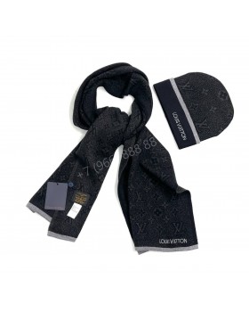 Комплект Louis Vuitton (шапка + шарф)