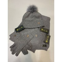 Комплект Loro Piana (шапка + шарф + перчатки)