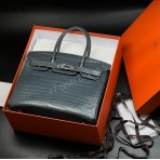 Сумка Hermes из кожи крокодила 30 см