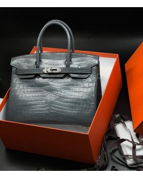 Сумка Hermes из кожи крокодила 30 см