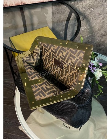 Сумка Fendi из кожи питона