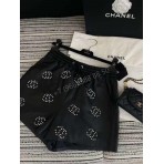 Кожаные шорты CHANEL