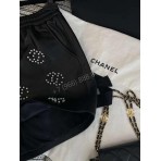 Кожаные шорты CHANEL