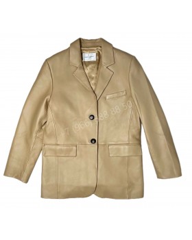 Кожаный пиджак Yves Saint Laurent