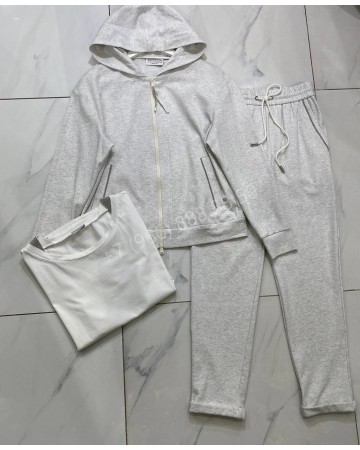 Женский костюм Sogo Tracksuit White sg9562 63