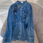 Джинсовая рубашка Yves Saint Laurent