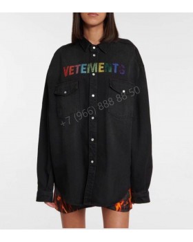 Джинсовая рубашка Vetements