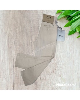 Льняные брюки Christian Dior