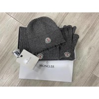 Комплект Moncler (шапка + шарф+перчатки)