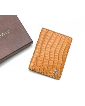 Обложка на паспорт Stefano Ricci из кожи крокодила