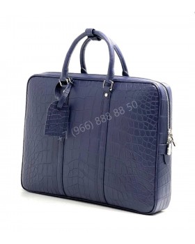 Деловая сумка Louis Vuitton из кожи крокодила