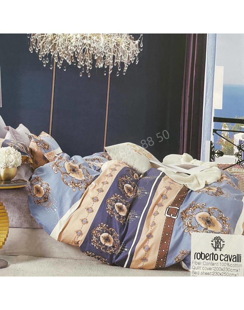 Комплект постельного белья Roberto Cavalli Цвет: Мульти купить по цене19500 руб. арт. 41299
