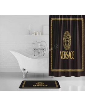Набор для ванной Versace (шторка + коврик)