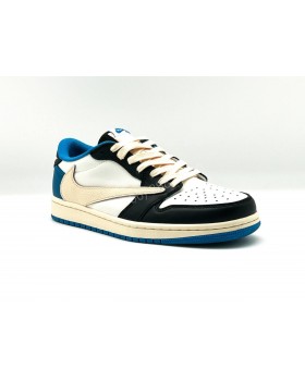 Кеды Nike Air Jordan1 Low Cactus Jack Blue Black