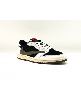 Кеды Nike Travis Scott & Fragment & Air Jordan 1 Low "Olive"